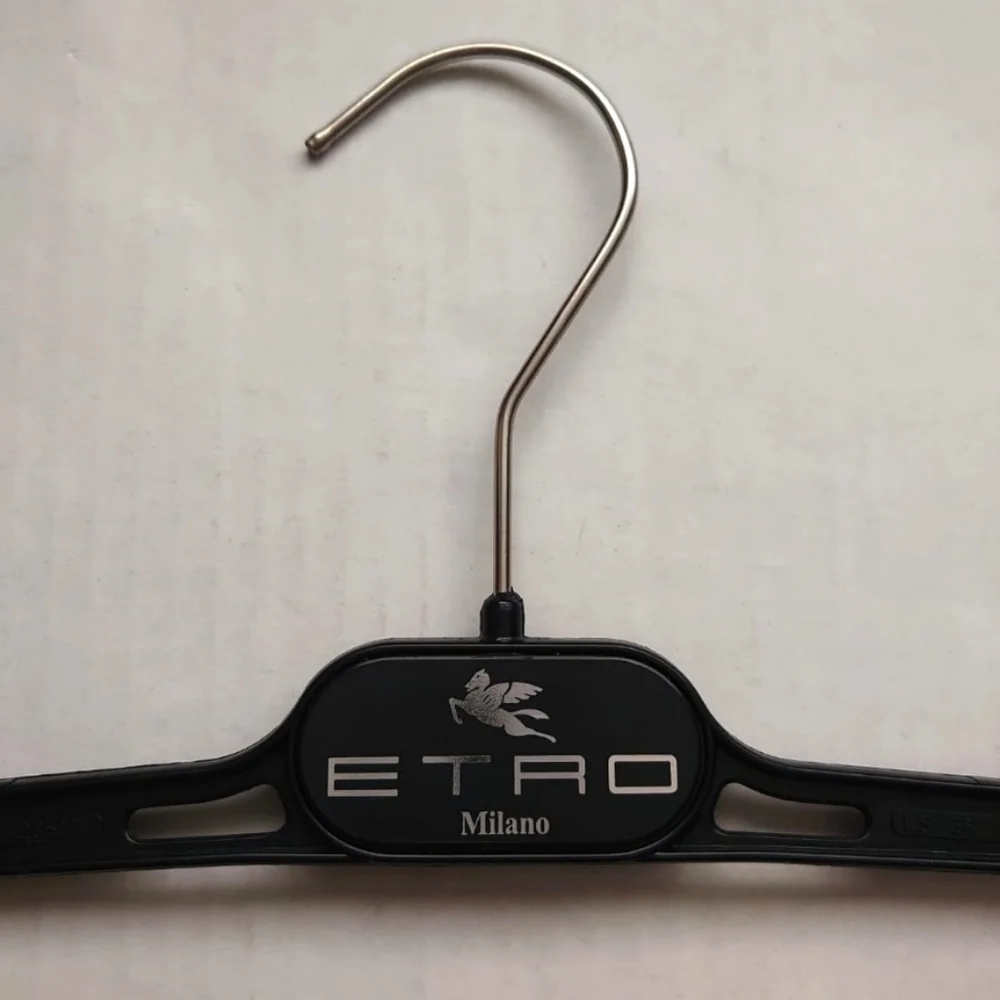 ETRO Milano Trouser Hangers Black Set of 2 Bundle